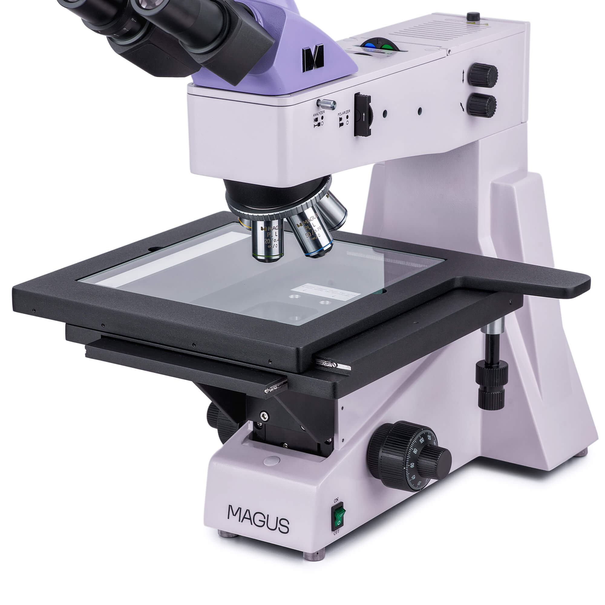 Metalurgický digitálny mikroskop MAGUS Metal D650 LCD pracovný stolík